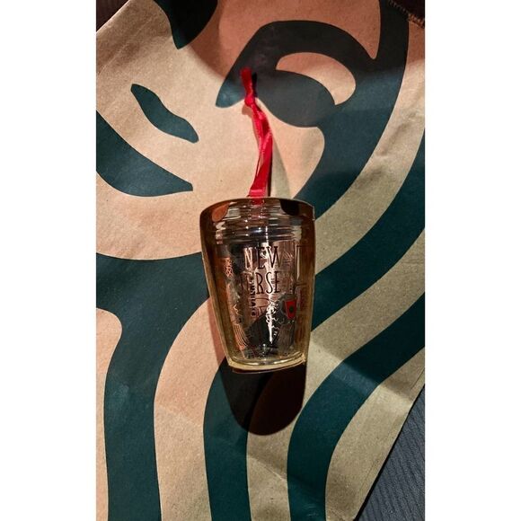 STARBUCKS BEEN THERE SERIES - NEW JERSEY - 2021 GLASS ORNAMENT - HTF! RARE - Picture 4 of 8